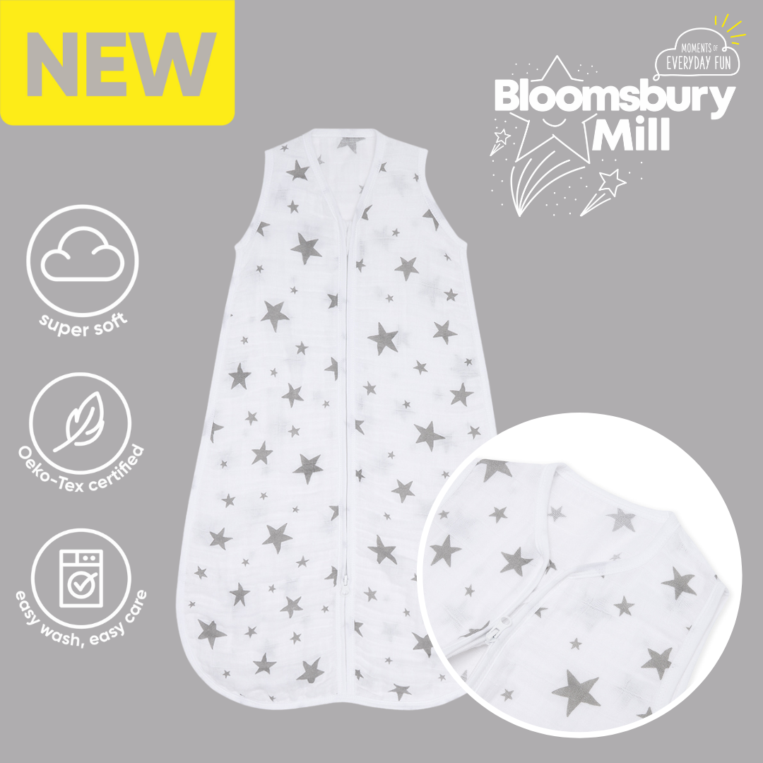 Meet our NEW 1 tog summer baby sleep bag Bloomsbury Mill Ltd