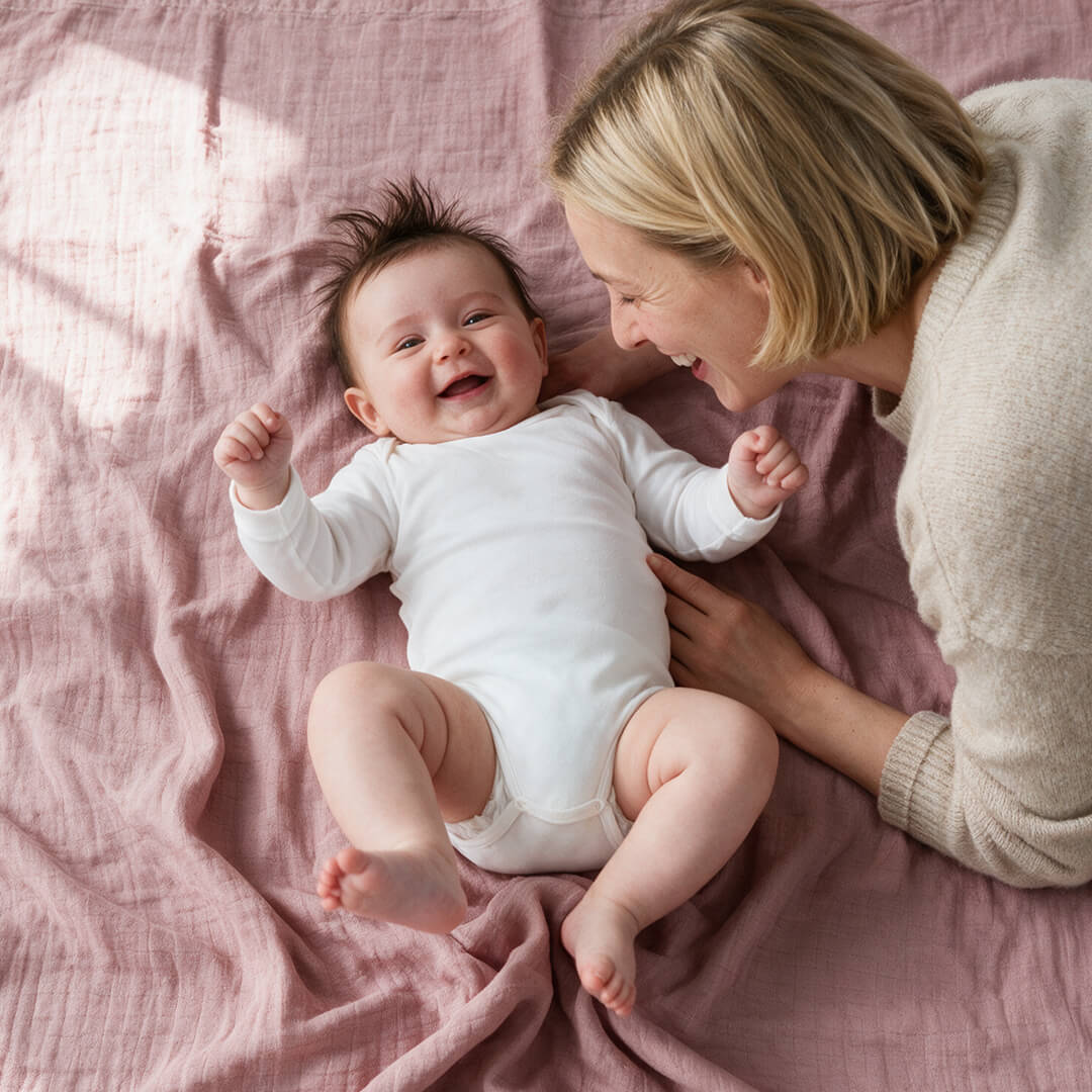 Soft Blush Muslin Swaddles · 3-Pack