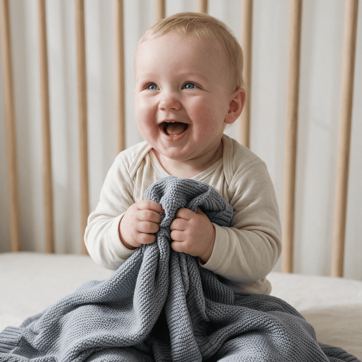 Mist Knitted Blanket