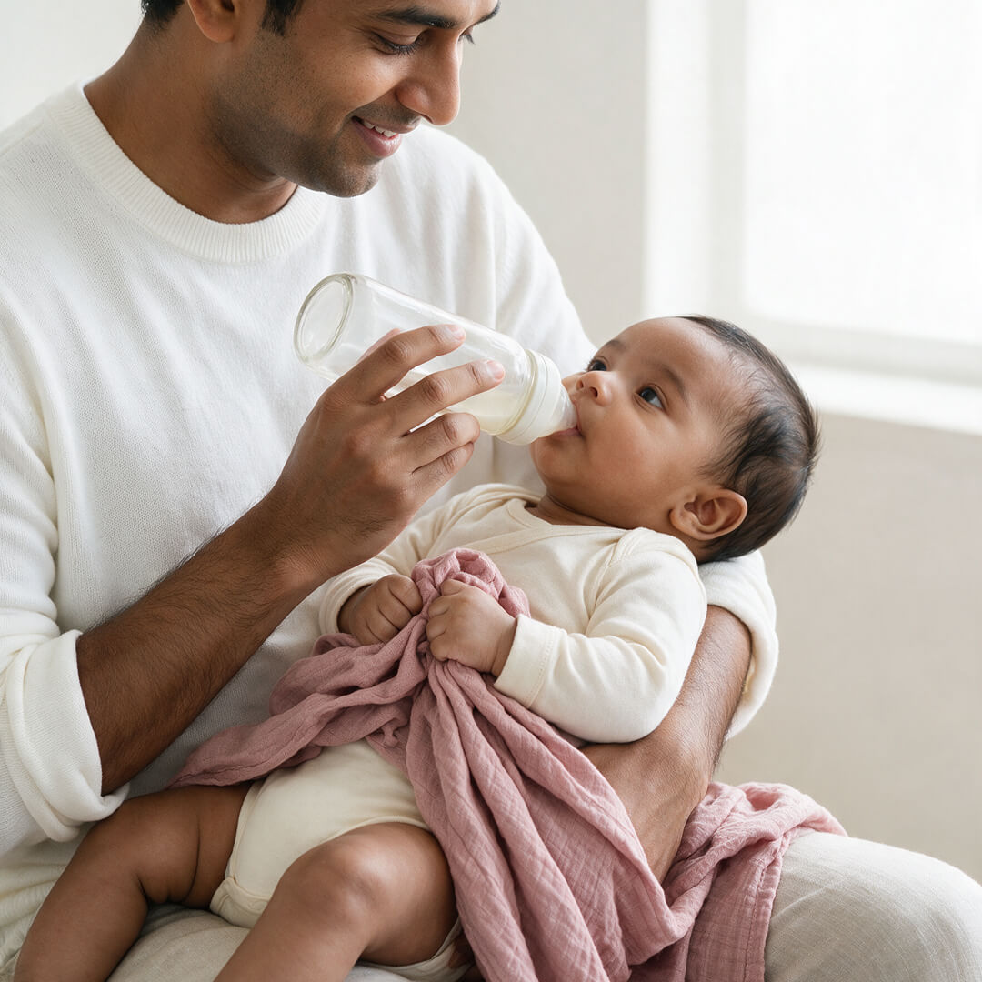 Soft Blush Muslin Swaddles · 3-Pack