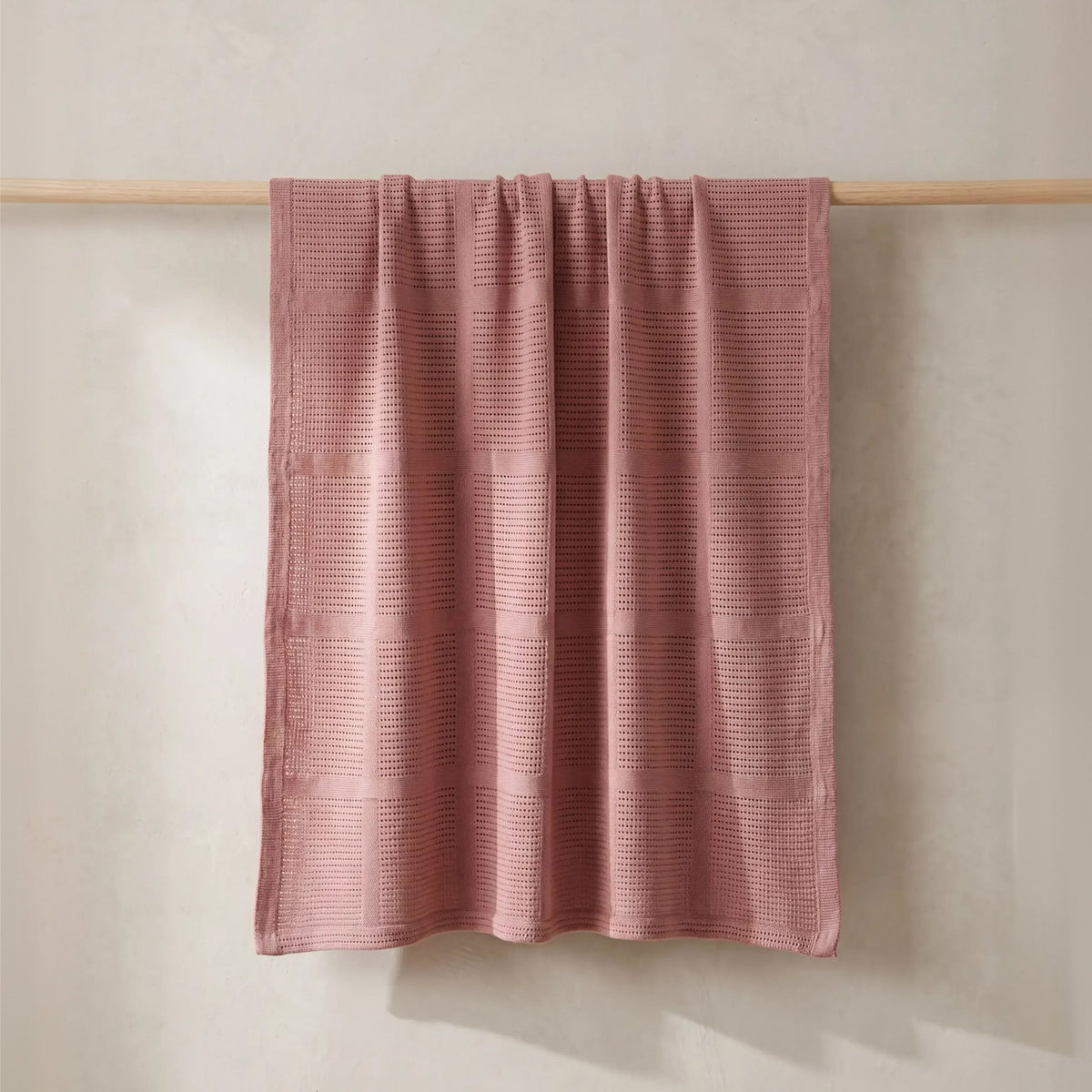 Blush Cellular Blanket · 2-Pack