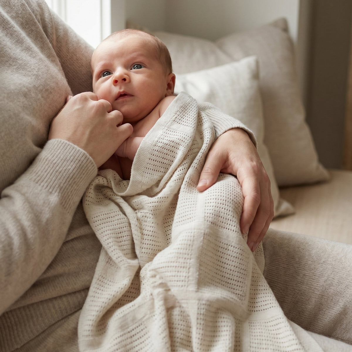 Oat Cellular Blanket · 2-Pack