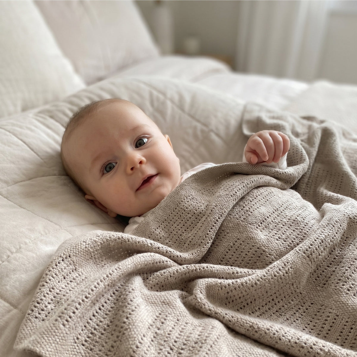 Truffle Cellular Blanket · 2-Pack