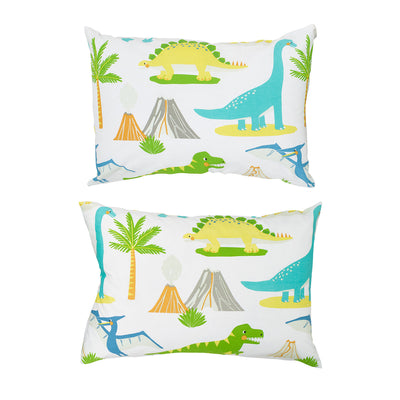Dinosaur World Pair Of Pillowcases