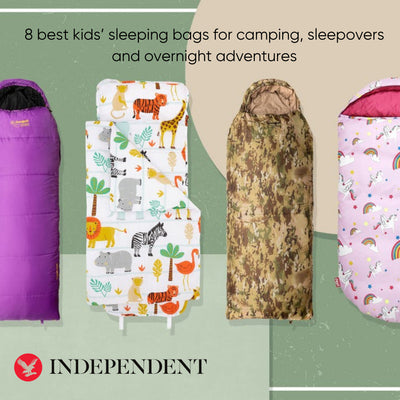 Our new nap mat is featured in the Independents 'best kids’ sleeping bags for camping, sleepovers and overnight adventures'