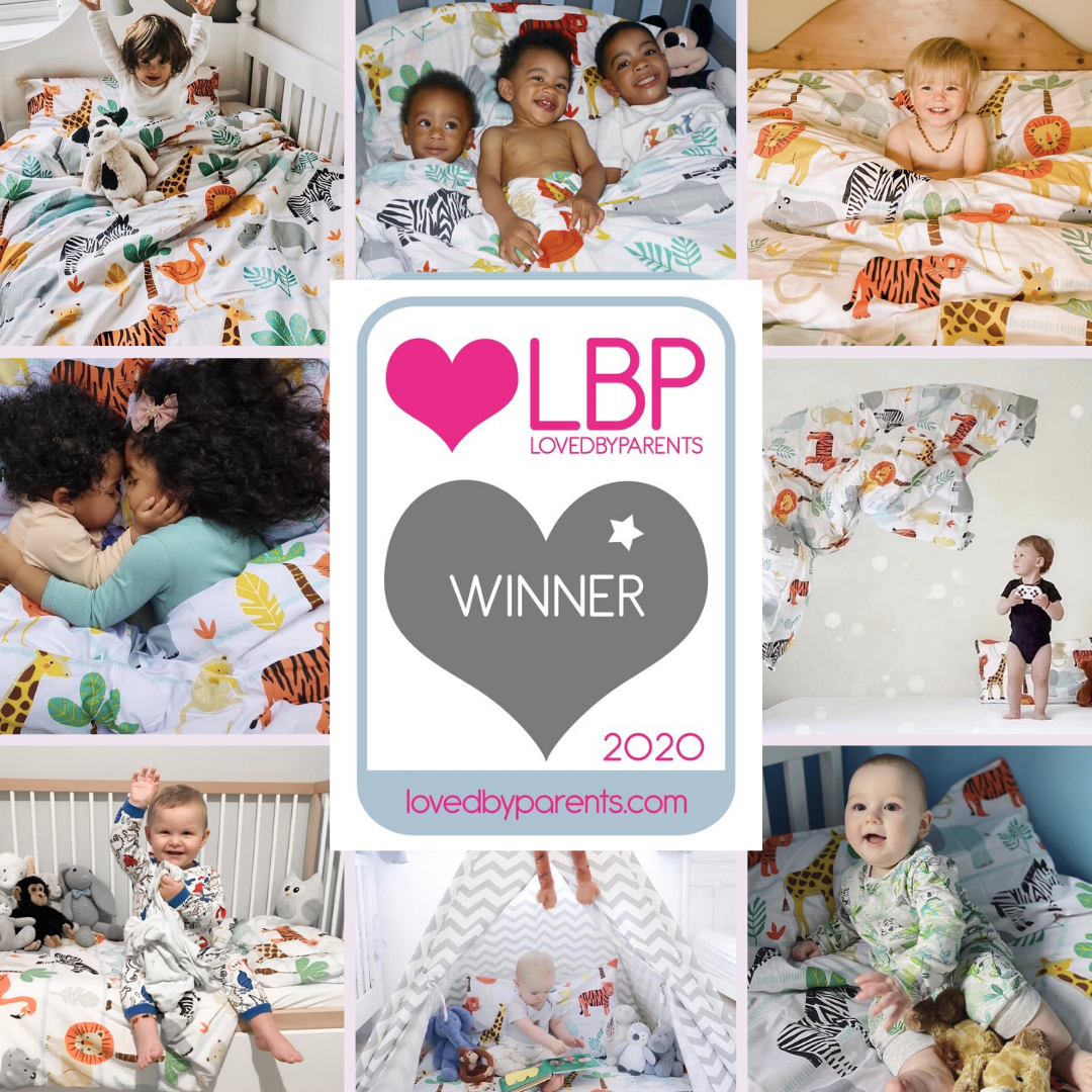 Safari adventure bedding wins 'Best Nursery Bedding Design' award