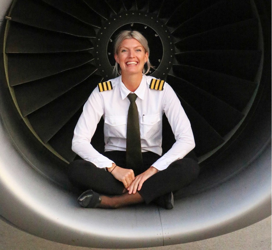 Maria Pettersson shares all about life as an airline pilot and motherhood