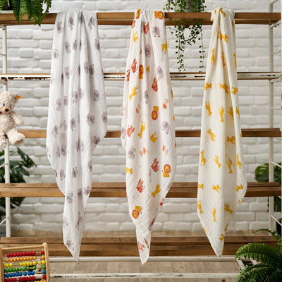 Say HELLO to our new Jungle Cubs muslin collection!