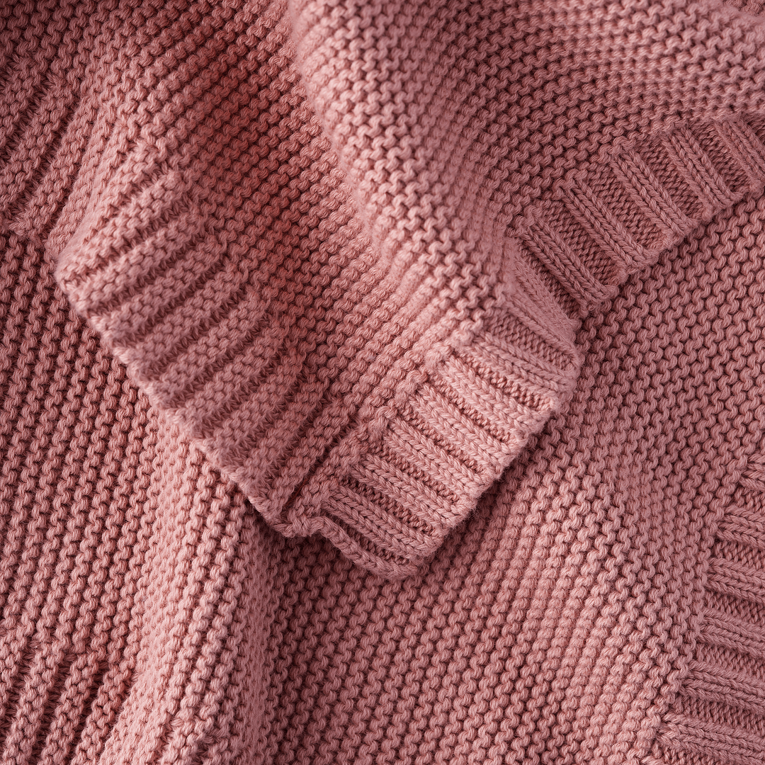 Blush Knitted Blanket