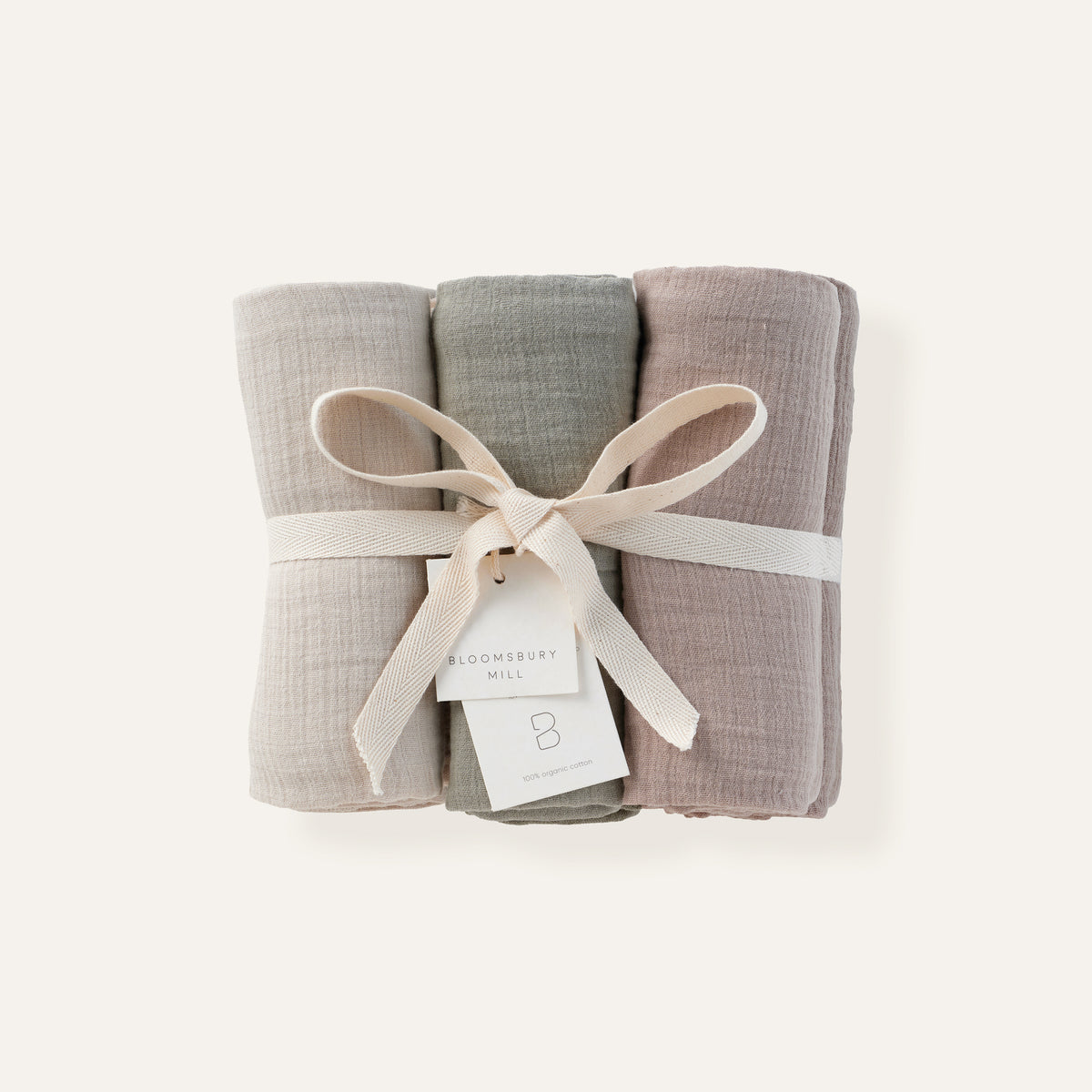 Wild Sage Muslin Squares · 6-Pack