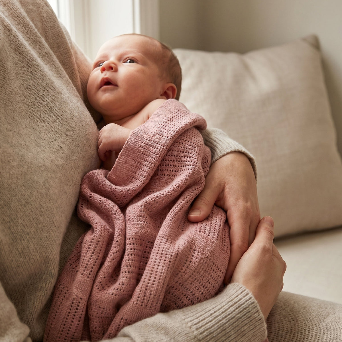 Blush Cellular Blanket · 2-Pack