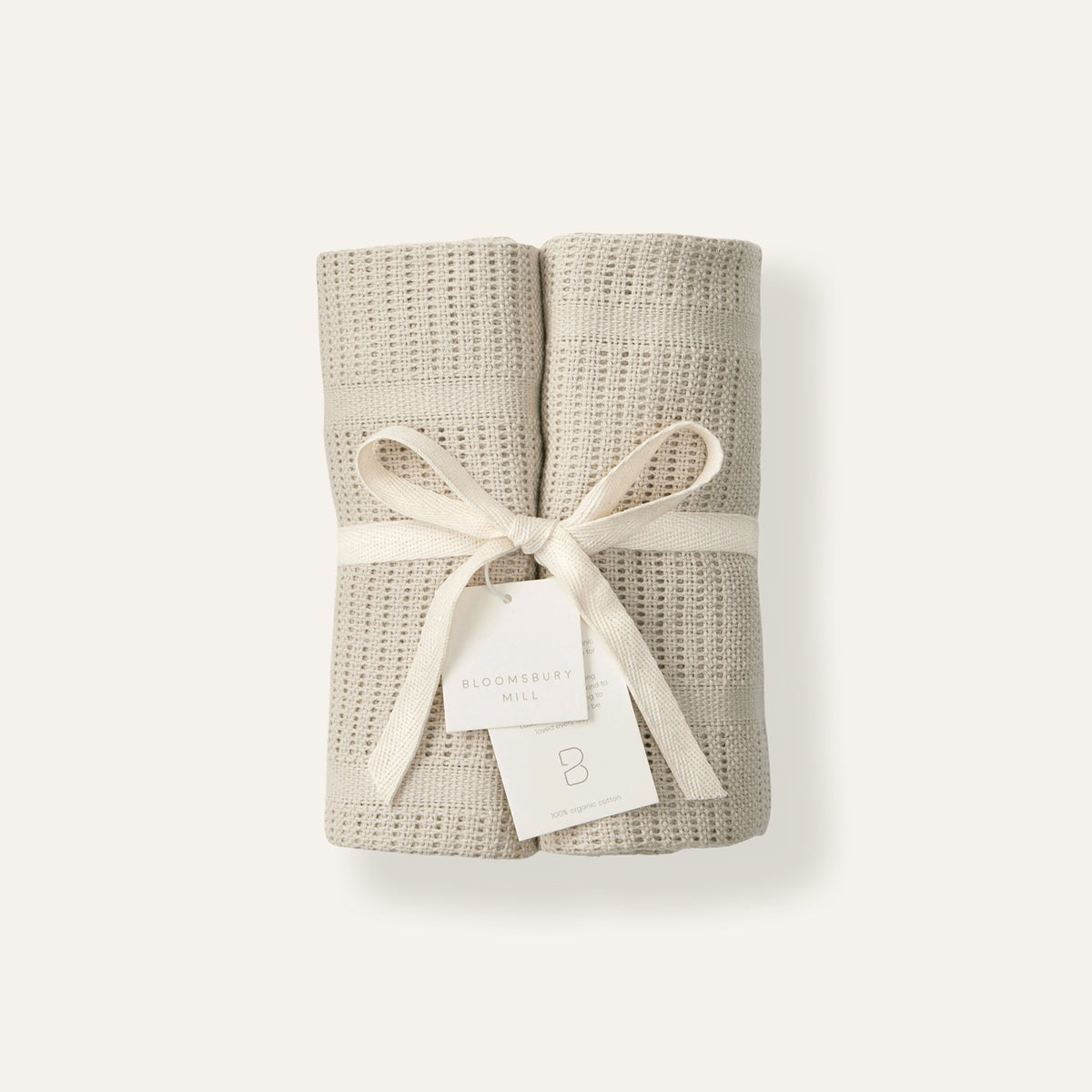 Oat Cellular Blanket · 2-Pack