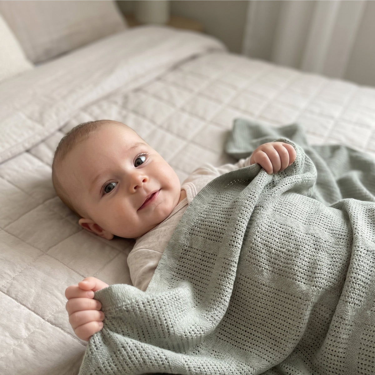 Sage Cellular Blanket · 2-Pack